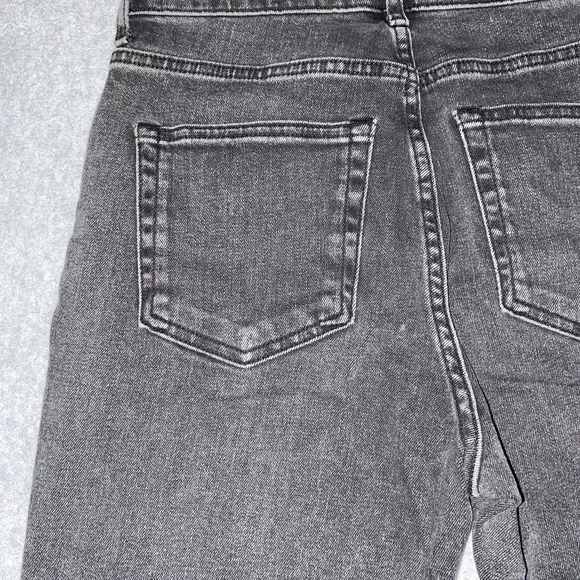 Everlane Jeans 26 Womens Black Skinny‎ Ankle High Rise Denim Essential Staple - Picture 12 of 16